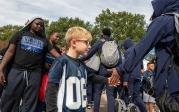 Fans support ODU football team